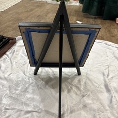 Black Wood Art Portrait Easel Medium