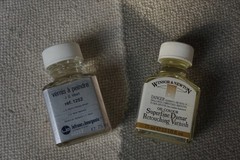 J. G. Vibert Paint Varnish + Superfine Damar Varnish for Oils by W & N