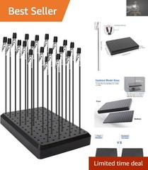 Versatile 1PC Painting Stand & 20 Alligator Clip Set for Model Airbrush Projects