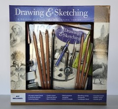 NEW Sealed Drawing & Sketching: A Deluxe Kit For The Beginning Artist