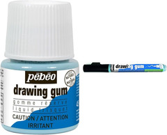 Easy Peel Liquid Latex Masking Fluid – Drawing Gum – Dries Quickly – for Ink – W