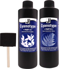 Cyanotype Kit Sun Printing Sensitizer Set Blueprint Art Paper Fabric Jacquard