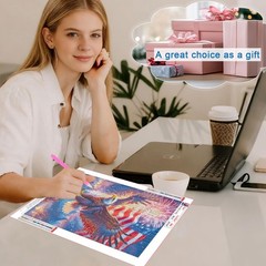DIY 5D Diamond Painting Kits for Adults, Bald Eagle 12×16 Inch,
