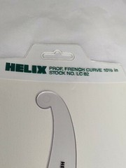 Vintage Helix Professional 10 1/2″ French Curve Tool Plastic #LC82