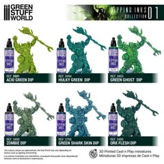 Paint Set – Dipping collection 01 – Airbrush Brush warhammer 40K