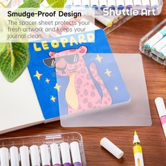Shuttle Art Acrylic Paint Marker Journal 5.51×5.51, 30 Sheets