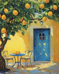 5DDIYART Lemon Fruit Paint by Numbers for Adults 16×20 inches, PB139-1