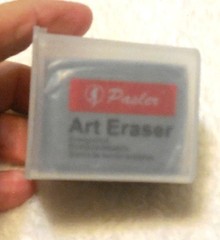 4 new PASLER Grey Kneaded Eraser Perfect for Artists Charcoal ect In Clear Box