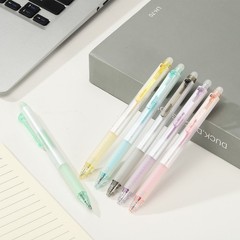 6Pcs Erasable Gel Pens, Glitter Fine Point 0.5mm Scented Pens, Light Yellow