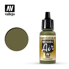 Vallejo 71137 Model Air US Light Green Acrylic Paint 17ml – US