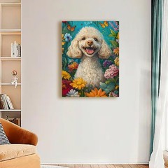 Paint by Numbers Kit for Adults Beginner,Dog Adult Paint by Number Kits on Canva