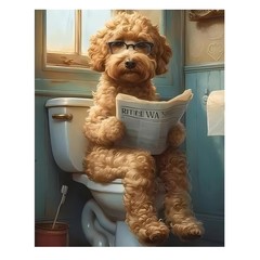 Reivworl Dog Paint by Numbers Kit for Adults, Without Frame, 02-Dog