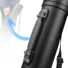 Document Storage Art Tubes Plastic Waterproof Telescoping Adjustable,77 to 135cm