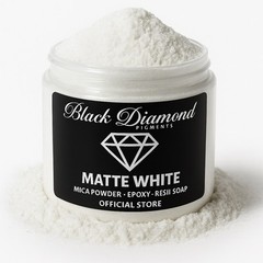 Black Diamond Pigments® | Matte White is a premium professional pigment