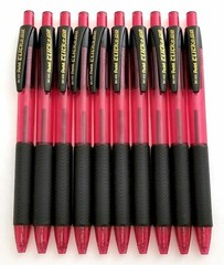 NEW BULK 1,728-pcs Pentel Click-N-Go Ballpoint Pens RED INK Barrel BK450-BBR