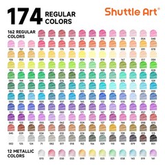 174 PCS Soft Core Colored Pencils Set Adult Artist Drawing Book Art Pad Kit