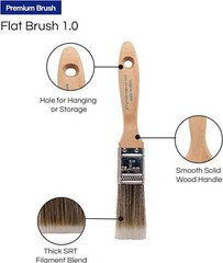 Pro Grade 5 Ea – Paint Brush Set