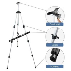 Art Easel Stand for Painting and Sign 17 to 66 Inch Adjustable Aluminum Trip…