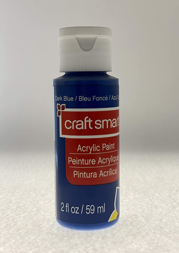 Craft Smart Acrylic Paint Dark Blue 2 Fl.oz. Bottle
