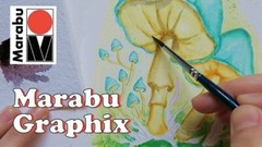MARABU 24pk Watercolour Twin Tip Brush Pens Markers Set Transparent Ink Paint
