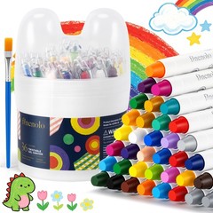 Finenolo 24 Colors Twist Crayons for Kids School