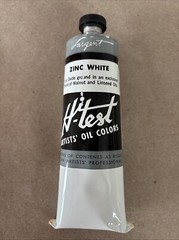 Vintage Sargent Hi-Test Zinc White Artists Oil Paint 150 CC Color 97