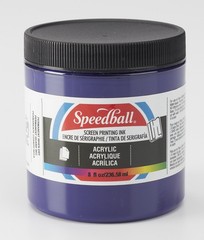 , 4630, Acrylic Screen Printing Ink, 8 Fl Oz. 237 ml, Violet