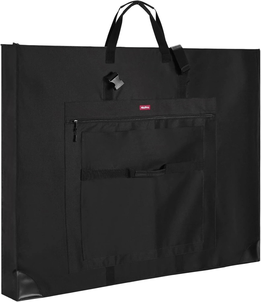 Nicpro Large Size Art Portfolio Case, Artist 32 x 42 inches, Black