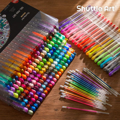 360 Pack Gel Pens Set, 180 Colors Gel Pen Set plus 180 Color Refills Perfect for