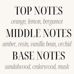 Sand + Fog Scented Candles – Vanilla Sandalwood – Additional 21 oz, Orange