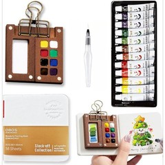 Pocket Artist Watercolour Mini Paint Set Travel Paint Gift for Artists Students