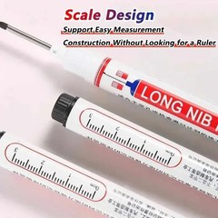 Marker Deep Hole 1-40PCS 20mm Long Nib Waterproof Metal Perforating Pen