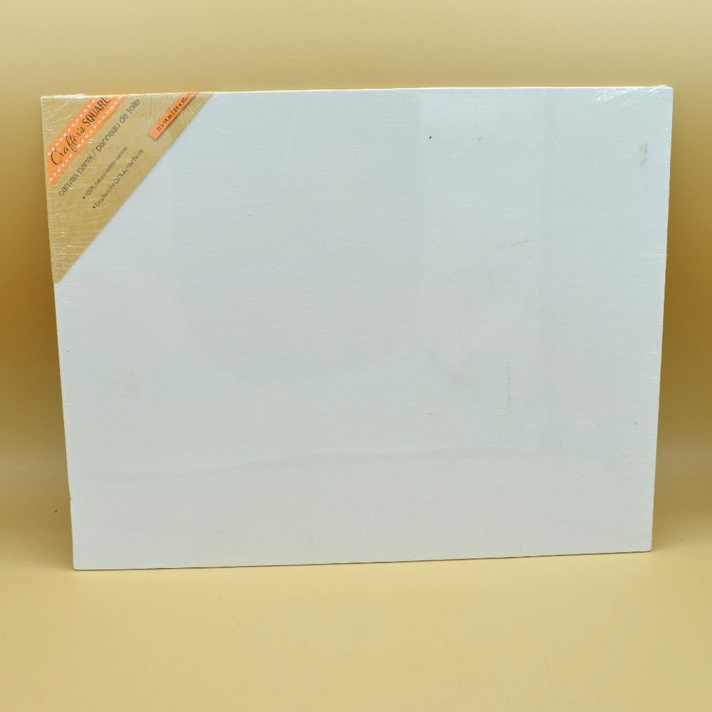 Crafter’s Square Cotton Canvas Panel 11″ x 14″ For Students & Artists