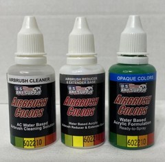 US Art Supply 1 oz Airbrush Colors Lot of 3. See Pics for Colors