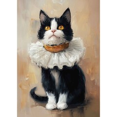 Whiskers in Oil | A3 Fiber Decoupage Paper | Redesign with Prima