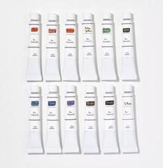SUI Gouache 12 Color Set 7.5ml Premium Korean Artist Paint High Lightfastness