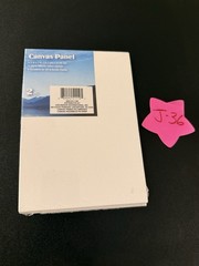 Canvases for Painting -2 Pack of 24, 5 X 7 Inch Blank White Canvas Board