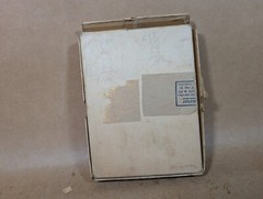 Antique Mount Holyoke College Art Student Postal Shipping Box Art Supplies