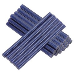 4×0.27 Inch Glitter Hot Glue Sticks, 38 Pcs Hot Glue Gun Sticks, Sapphire Blue