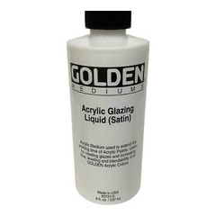 Golden Mediums Acrylic Glazing Liquid (Satin) Golden Artist Colors Inc. NEW