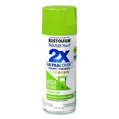 Rust-Oleum 2X Ultra Cover Spray Paint, High Gloss Tropical Leaf, 12 oz Can, 3/PK