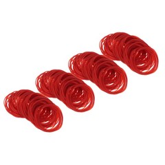 3.2″ x 3/50″ 500 Pcs Red Elastics Rubber Bands for Office File Folder