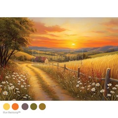 Sunset Haven | A3 Fiber Decoupage Paper | Redesign with Prima | Limited