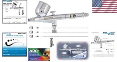 Professional G233 Airbrush Set with Versatile Nozzle Options & Quick Start Guide
