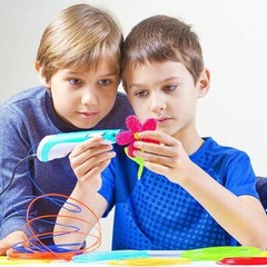 3D Print Drawing Pen Set + 25M 5 colors PLA Filaments Kids Birthday XMAS Gift
