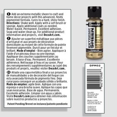 Ultimate 2 Fl Oz Champagne Gold Extreme Sheen Acrylic Paint – Reflective Finish