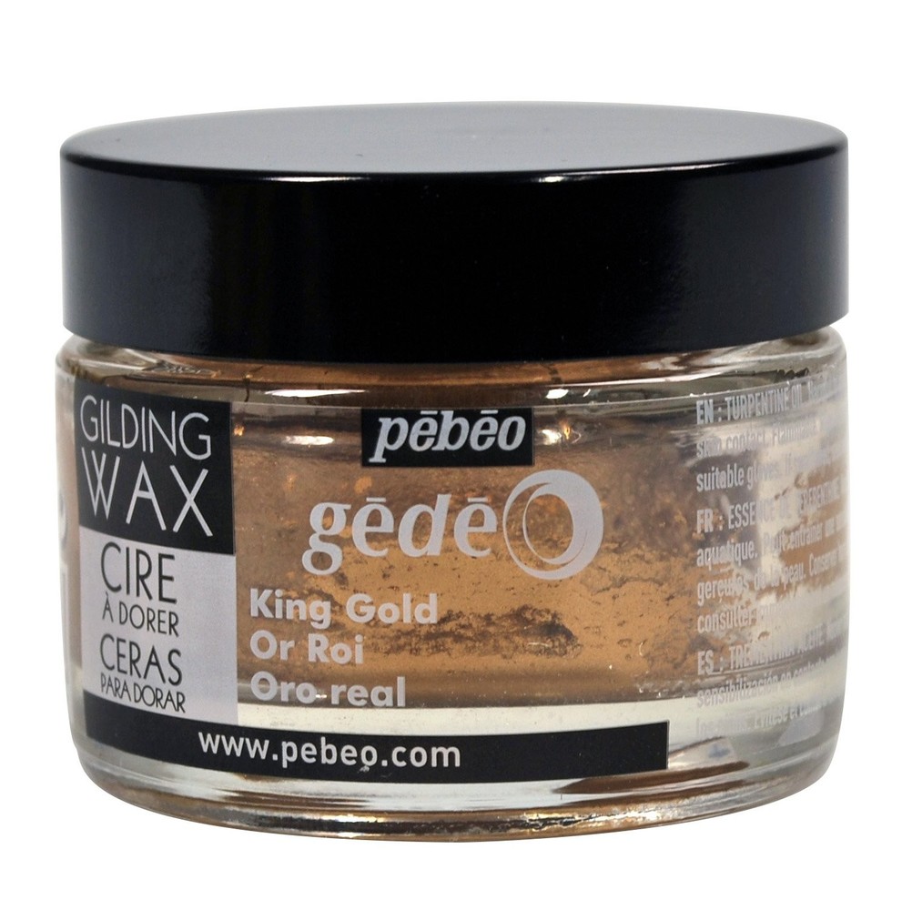 Gilding Wax, 1 Fl Oz (Pack of 1), King Gold
