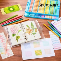 60 Pastel Colored Pencils, Colored Pencils for Adult Coloring, Soft Core Penc…