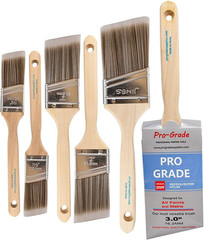 – Paint Brushes – 6 Pack Variety Angle Paint Brushes