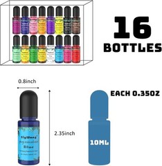 Epoxy Resin Pigment – 16 Colors Translucent Colorant, 1, Multicolor